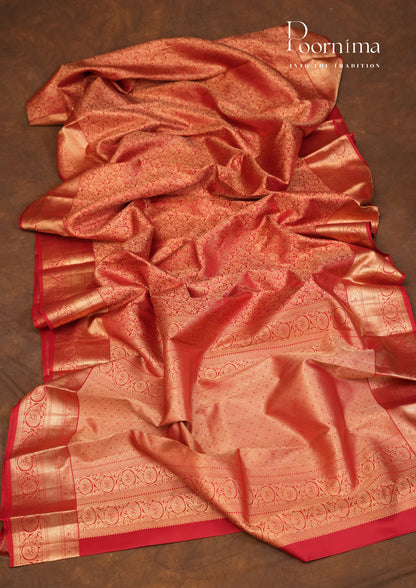 PURE VINTAGE KANCHI PATTU SAREE - KADHAMBARI SILKS