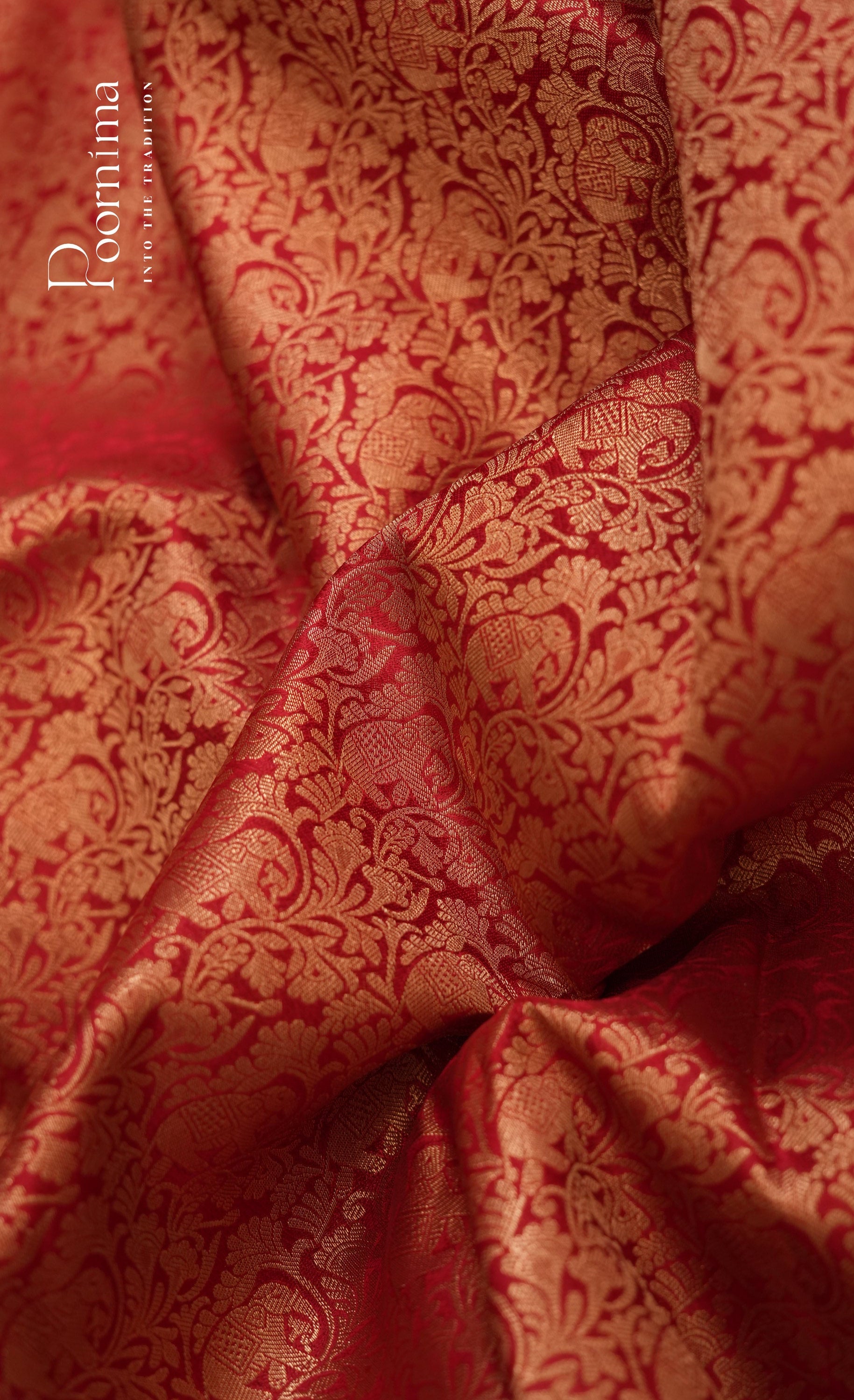 PURE VINTAGE KANCHI PATTU SAREE - KADHAMBARI SILKS