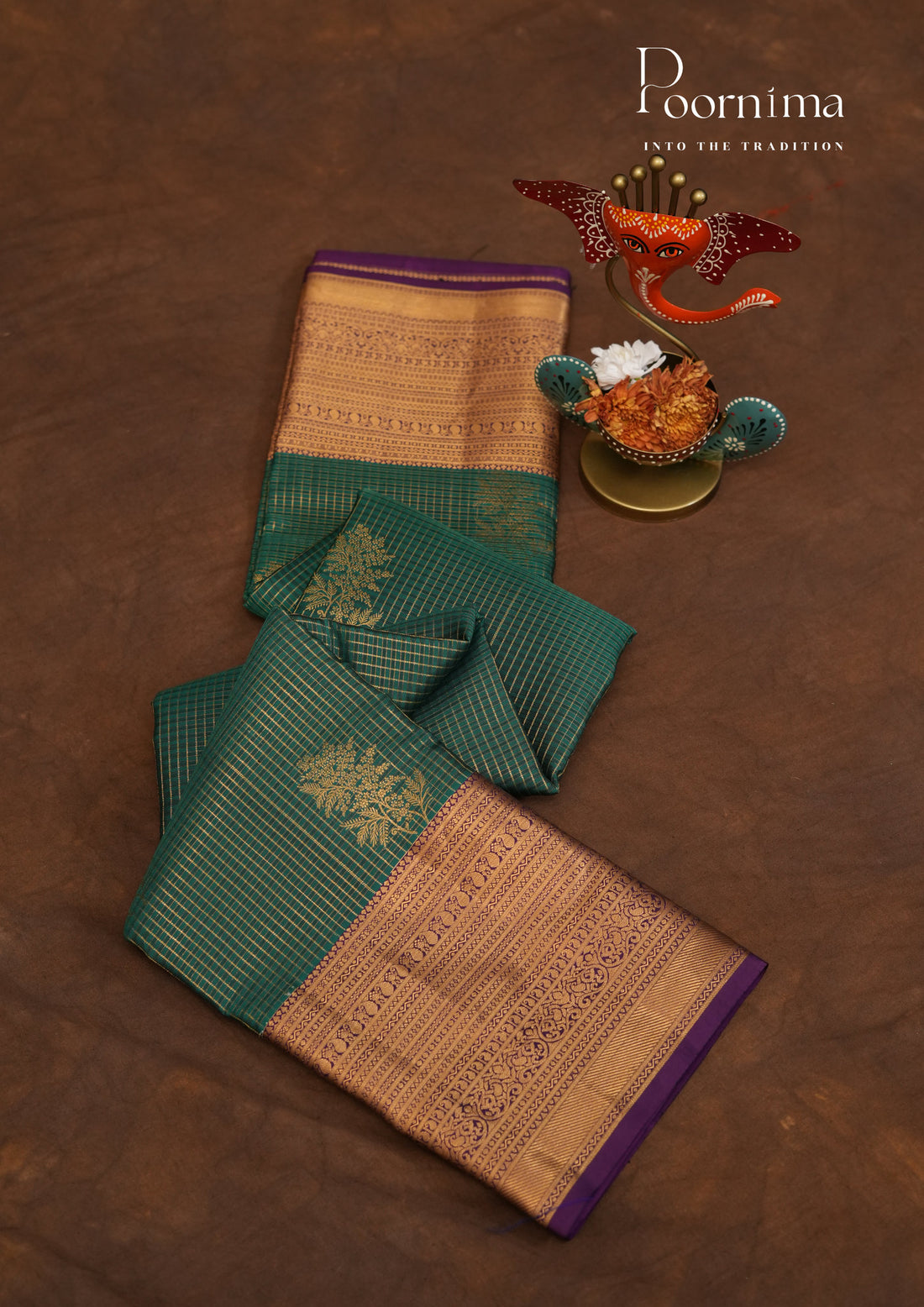 PURE VINTAGE KANCHI PATTU SAREE - KADHAMBARI SILKS