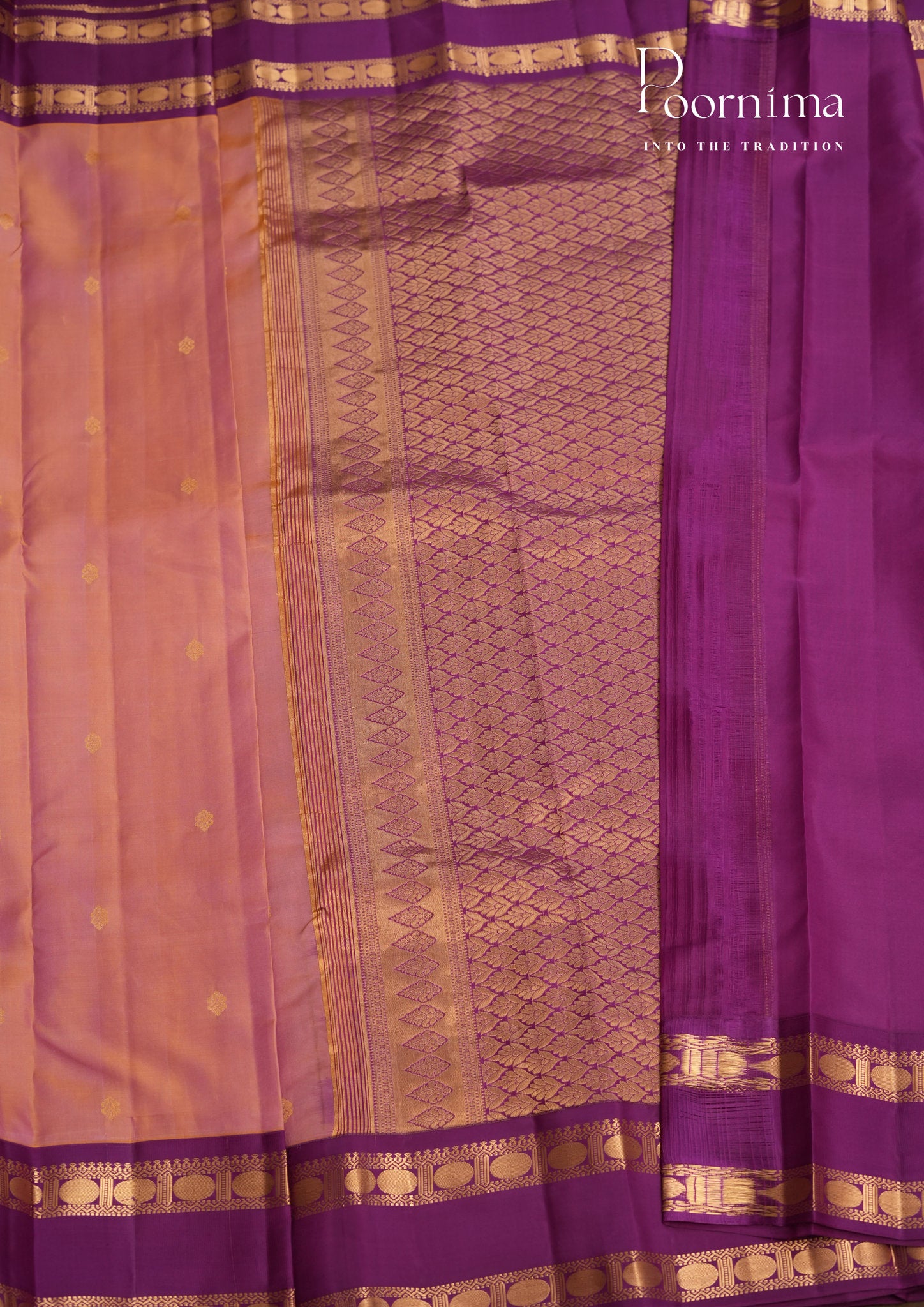 PURE VINTAGE KANCHI PATTU SAREE - KADHAMBARI SILKS