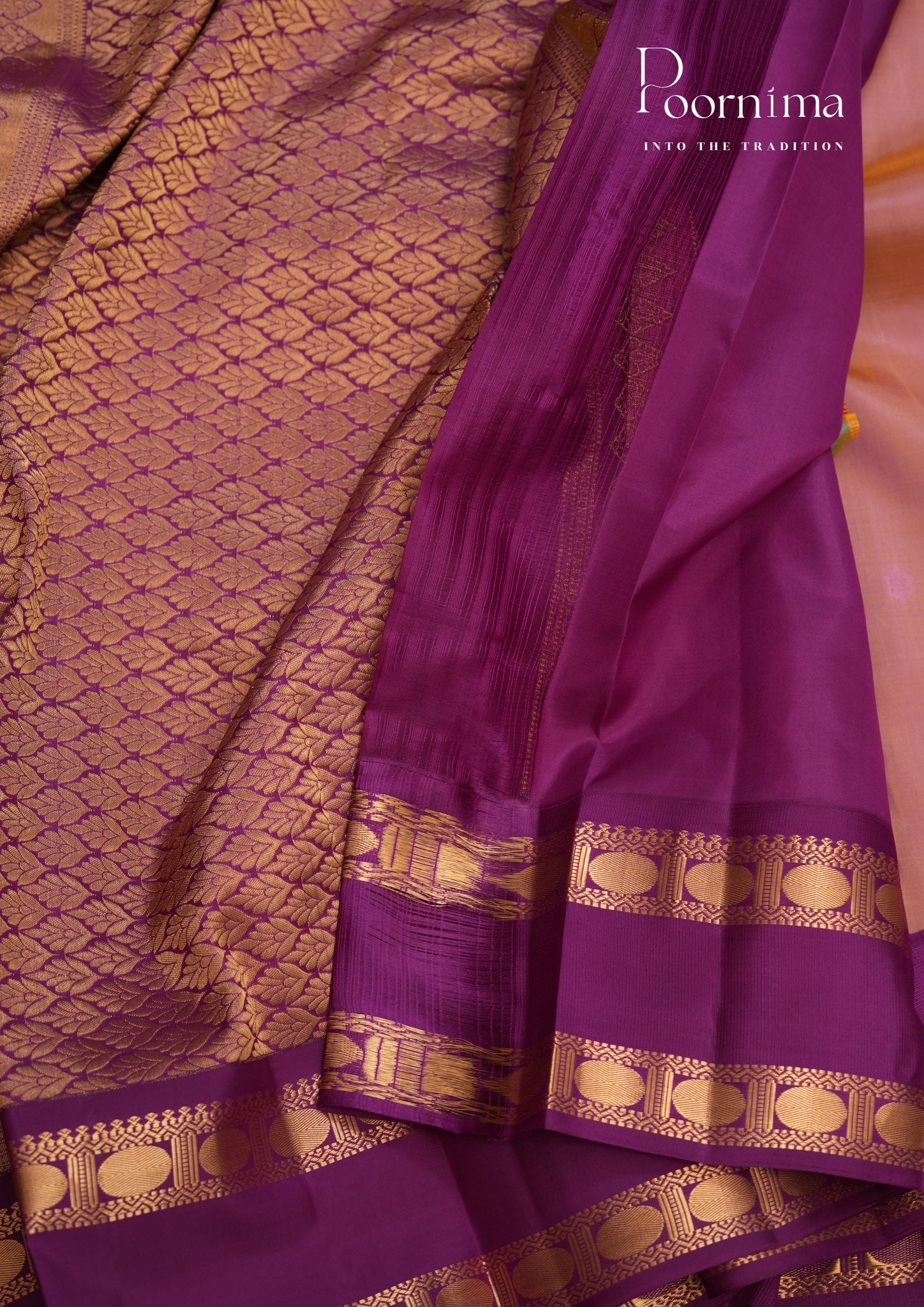 PURE VINTAGE KANCHI PATTU SAREE - KADHAMBARI SILKS