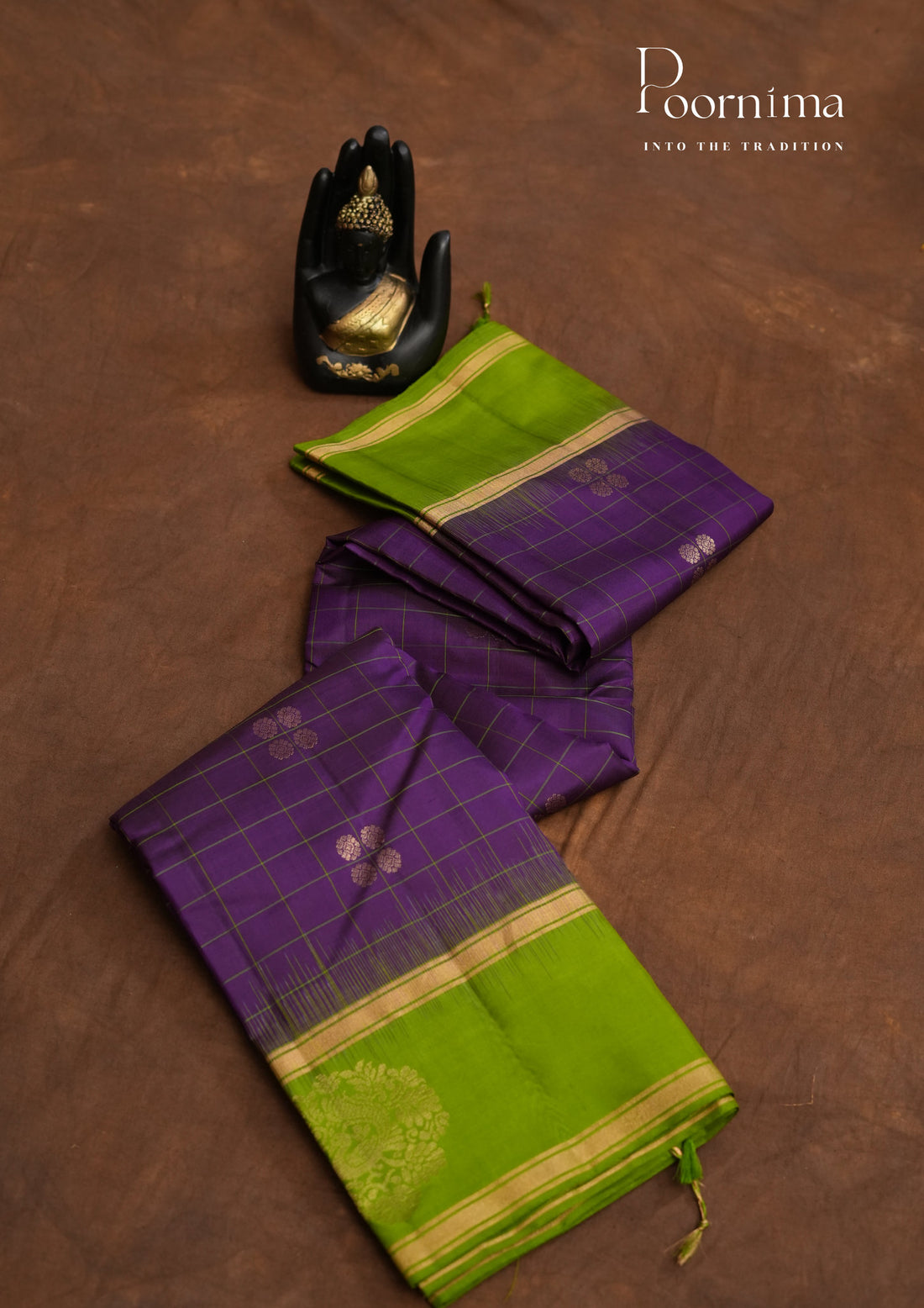 PURE VINTAGE KANCHI PATTU SAREE - KADHAMBARI SILKS