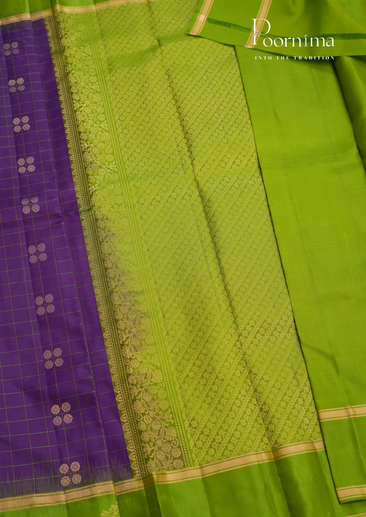 PURE VINTAGE KANCHI PATTU SAREE - KADHAMBARI SILKS