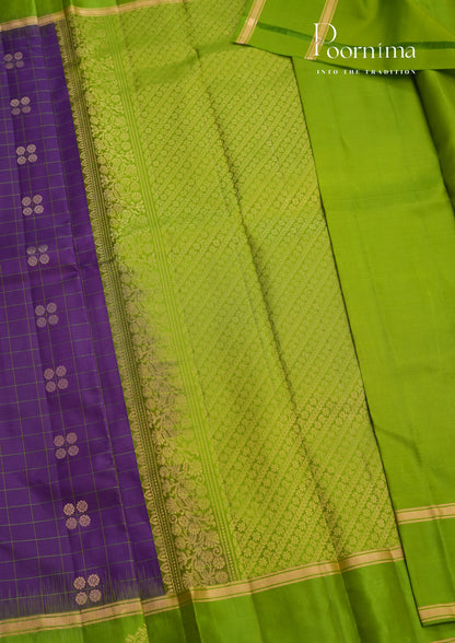 PURE VINTAGE KANCHI PATTU SAREE - KADHAMBARI SILKS