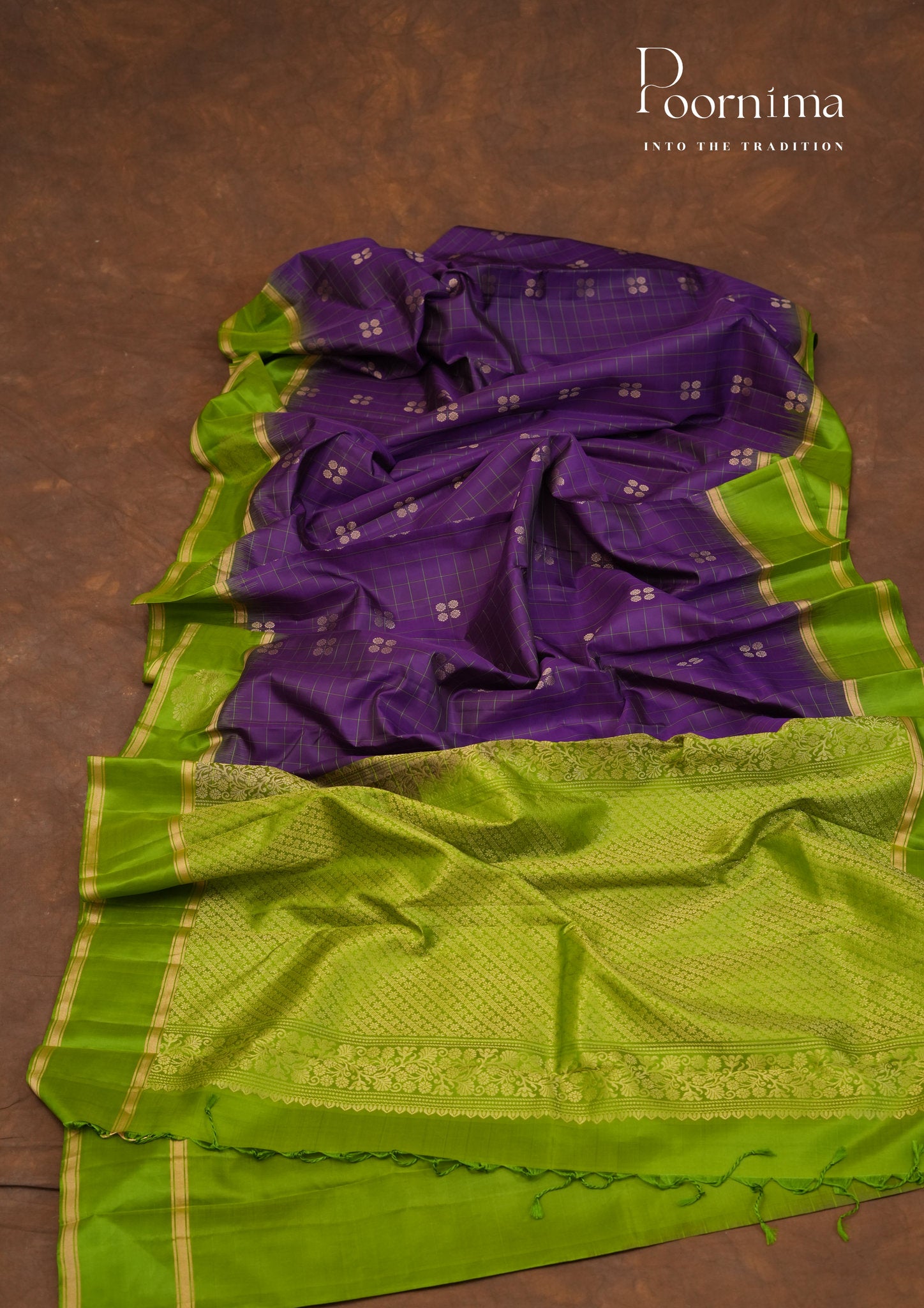 PURE VINTAGE KANCHI PATTU SAREE - KADHAMBARI SILKS