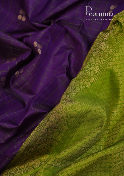 PURE VINTAGE KANCHI PATTU SAREE - KADHAMBARI SILKS