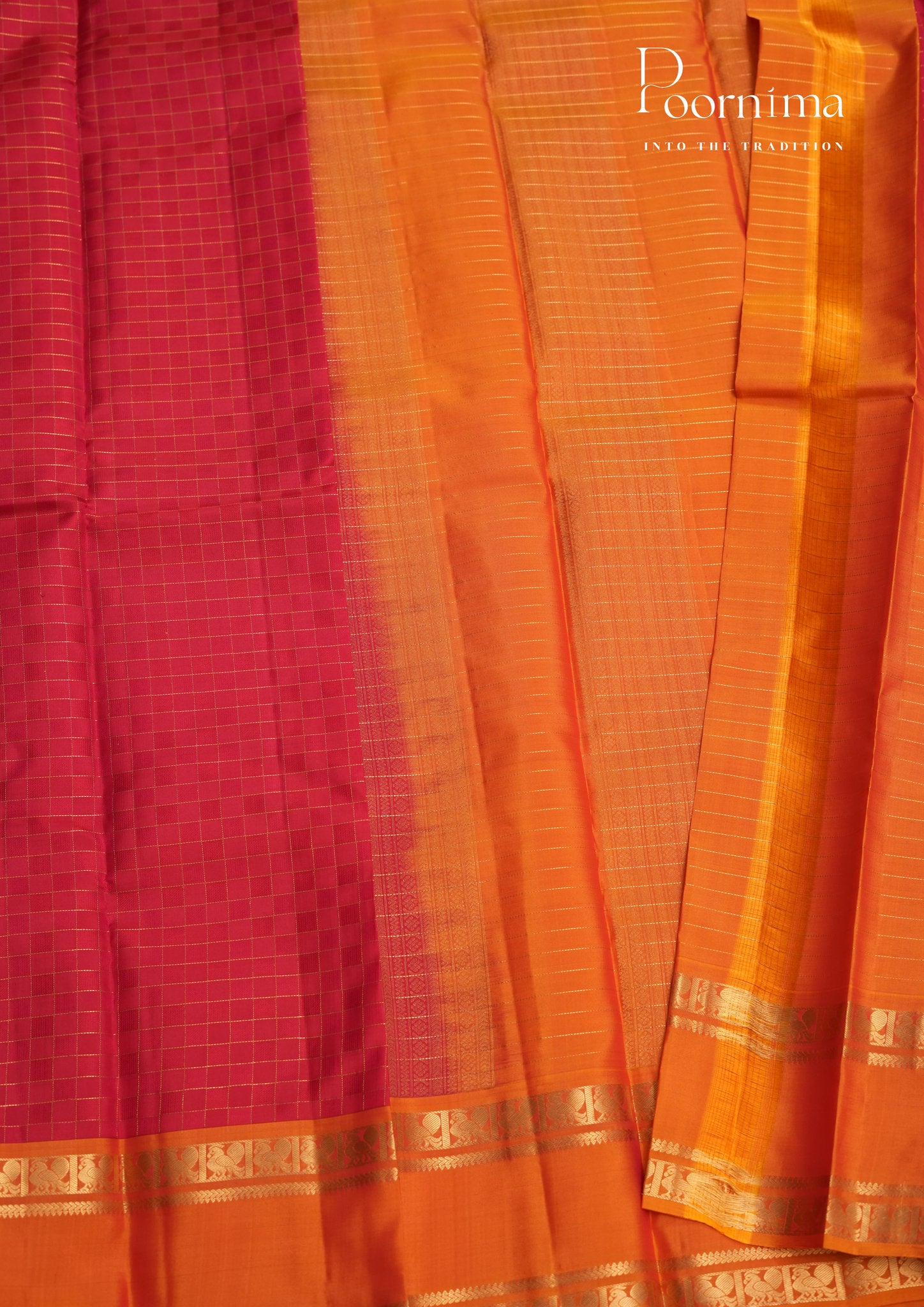 PURE VINTAGE KANCHI PATTU SAREE - KADHAMBARI SILKS