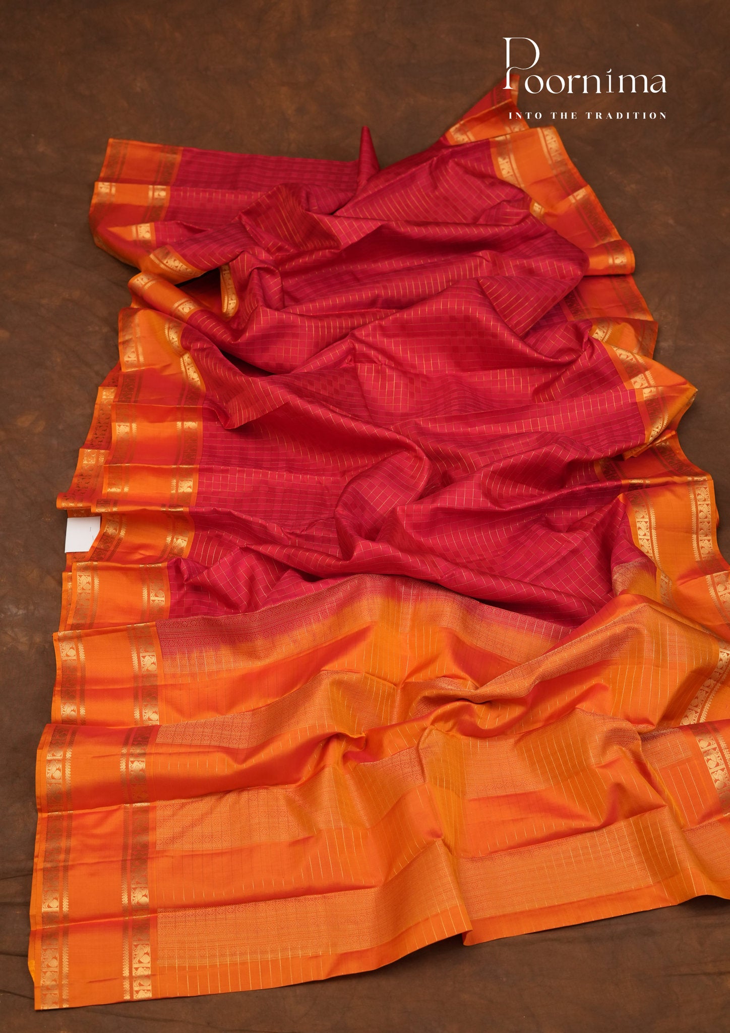 PURE VINTAGE KANCHI PATTU SAREE - KADHAMBARI SILKS