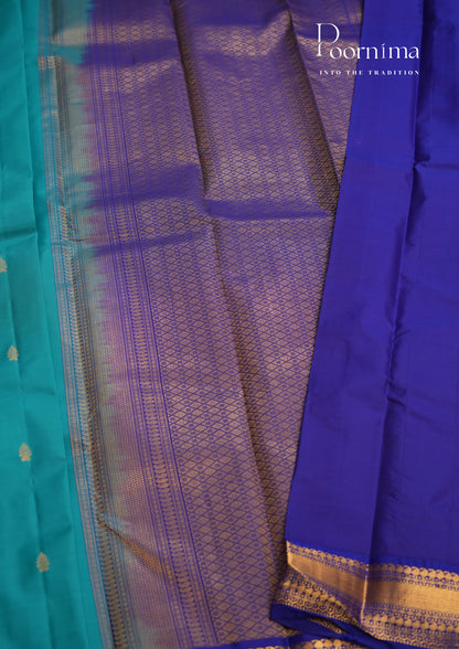 PURE VINTAGE KANCHI PATTU SAREE - KADHAMBARI SILKS