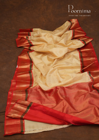 PURE VINATGE KANCHI PATTU SAREE - KADHAMBARI SILKS