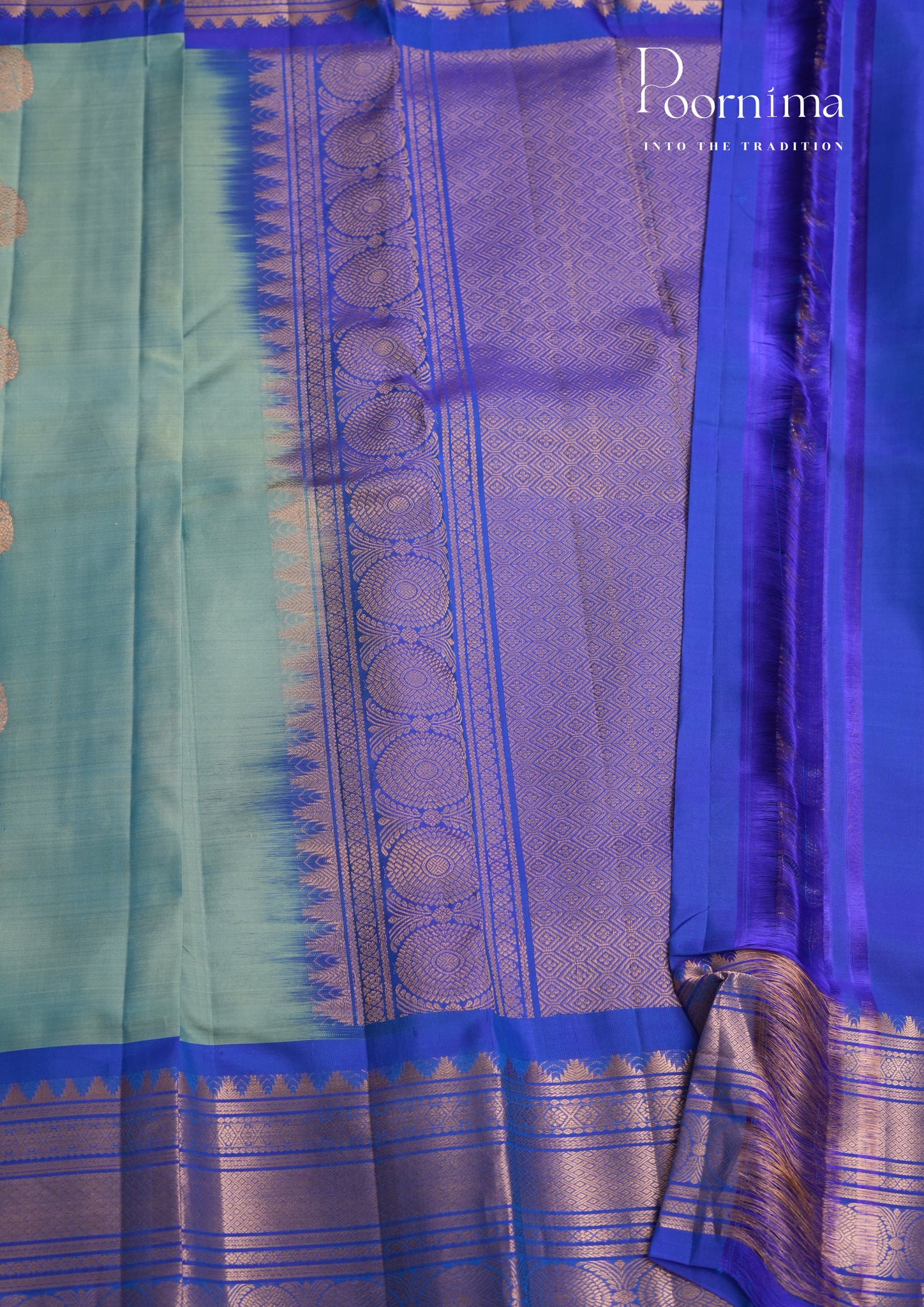 PURE VINATGE KANCHI PATTU SAREE - KADHAMBARI SILKS
