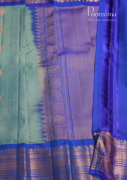 PURE VINATGE KANCHI PATTU SAREE - KADHAMBARI SILKS