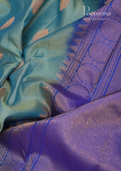PURE VINATGE KANCHI PATTU SAREE - KADHAMBARI SILKS