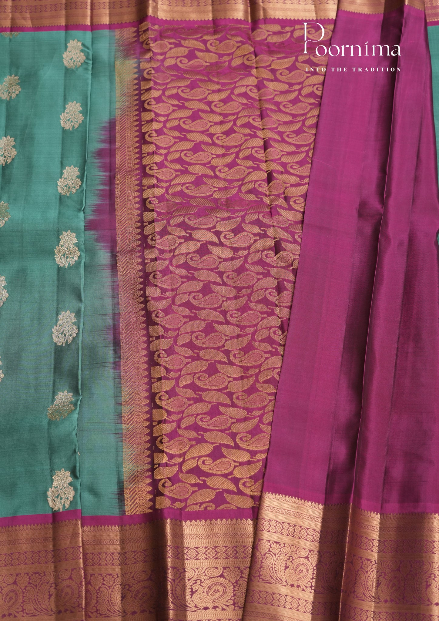PURE VINATGE KANCHI PATTU SAREE - KADHAMBARI SILKS