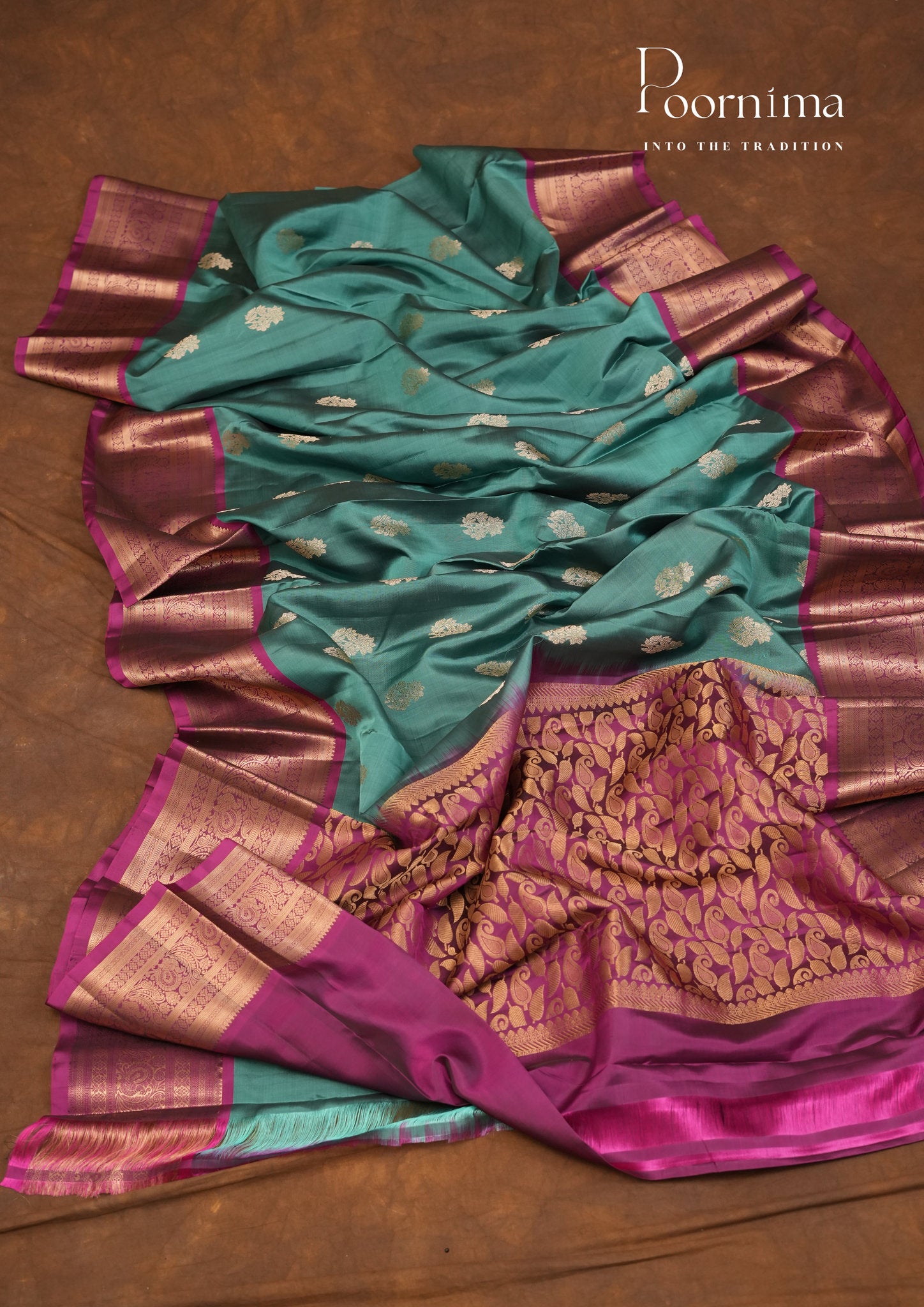 PURE VINATGE KANCHI PATTU SAREE - KADHAMBARI SILKS