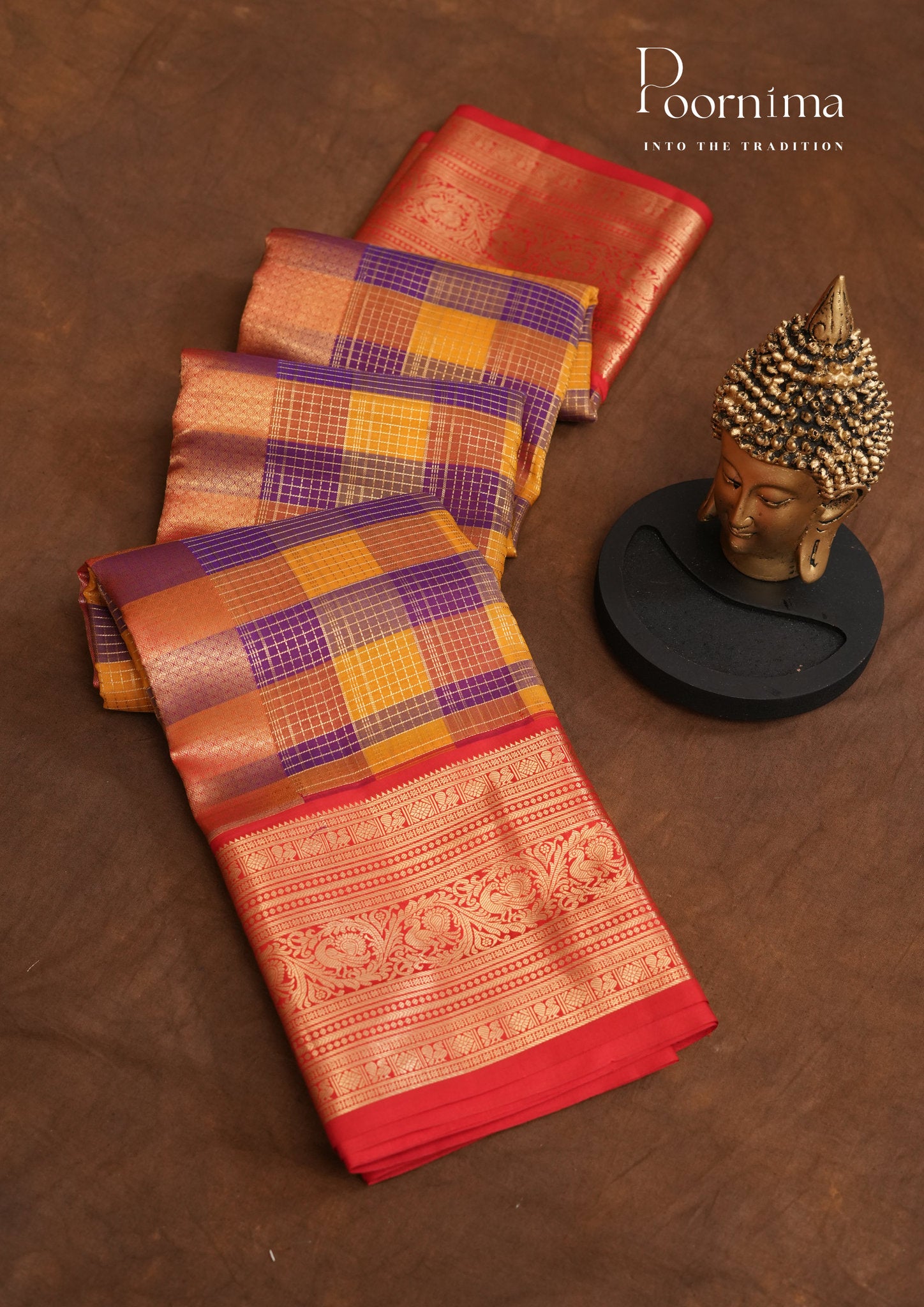 PURE VINATGE KANCHI PATTU SAREE - KADHAMBARI SILKS