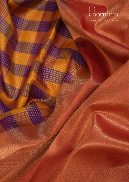 PURE VINATGE KANCHI PATTU SAREE - KADHAMBARI SILKS