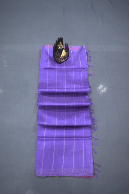 PURPLE- PLANE MANGALAGIRI SAREE