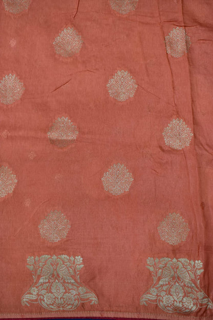 LIGHT ORANGE&amp; RED- MONA SILK SAREE