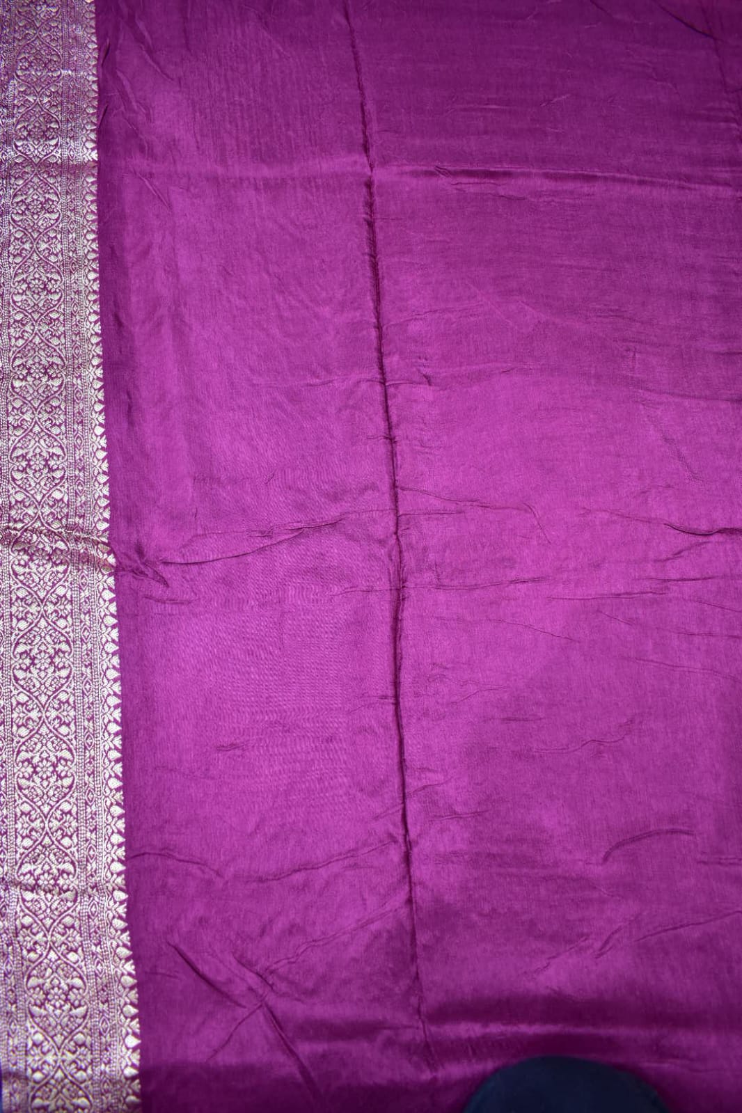 PURPLE &amp;MAROON- MONA SILK SAREE