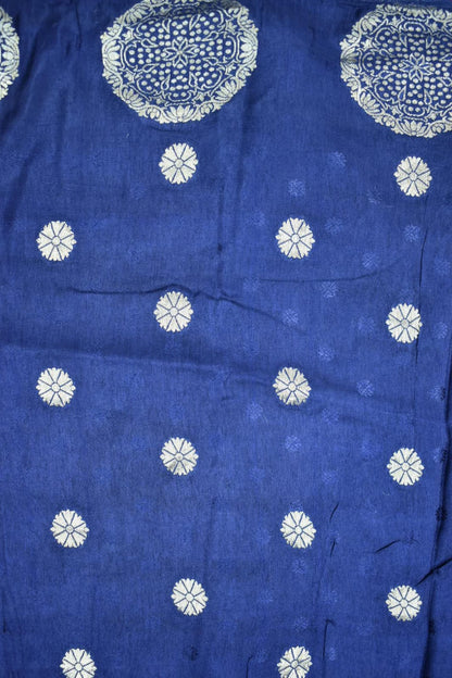 BLUE&amp; PINK- MONA SILK SAREE