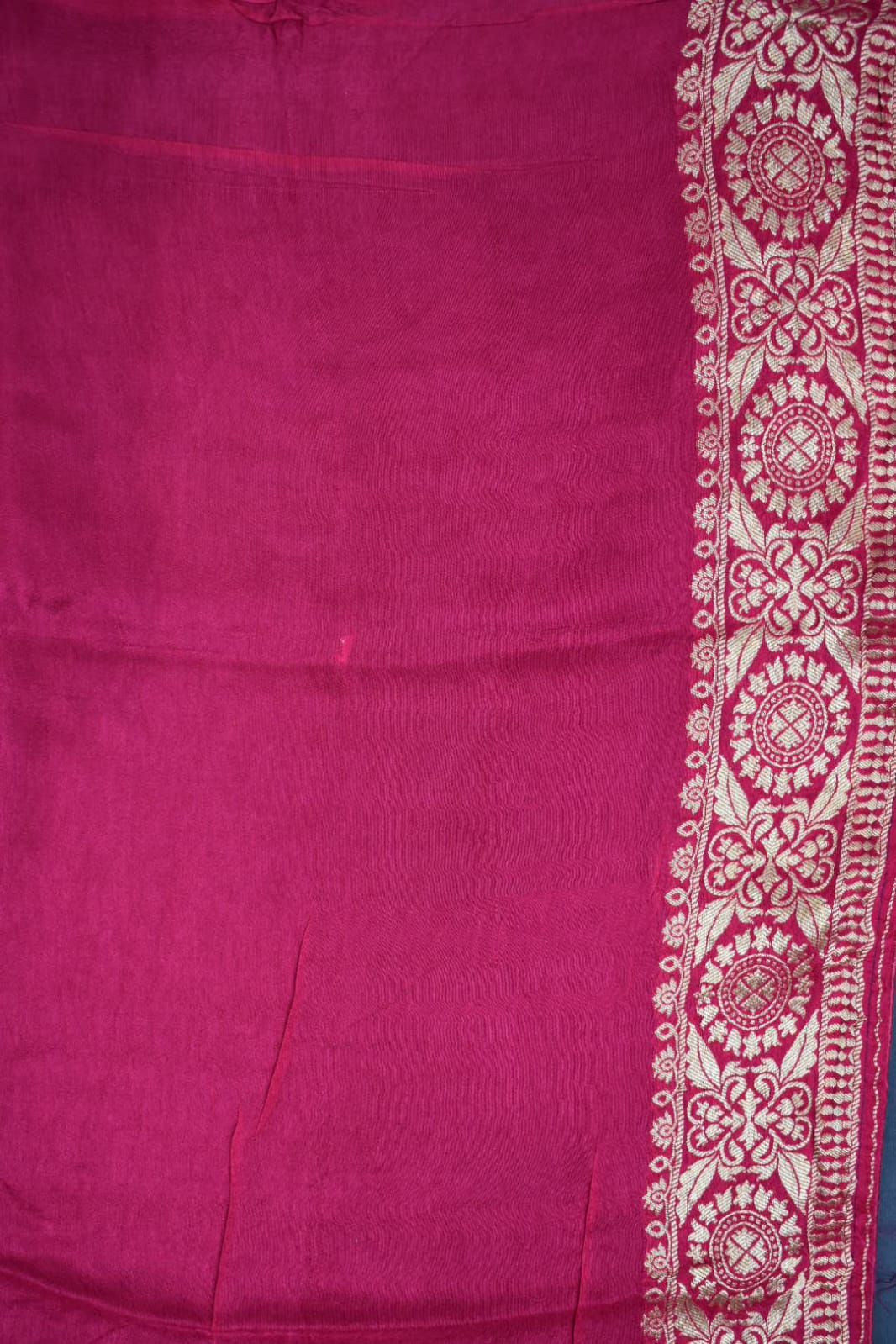 BLUE&amp; PINK- MONA SILK SAREE