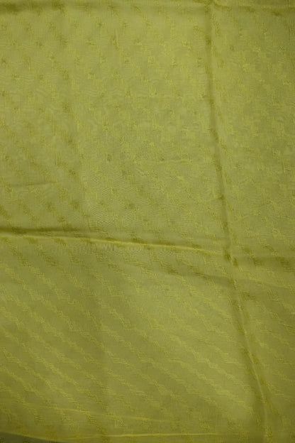 LEMON YELLOW-GEORGETTE SAREER WITH SHIOBORI TIE &amp; DIE