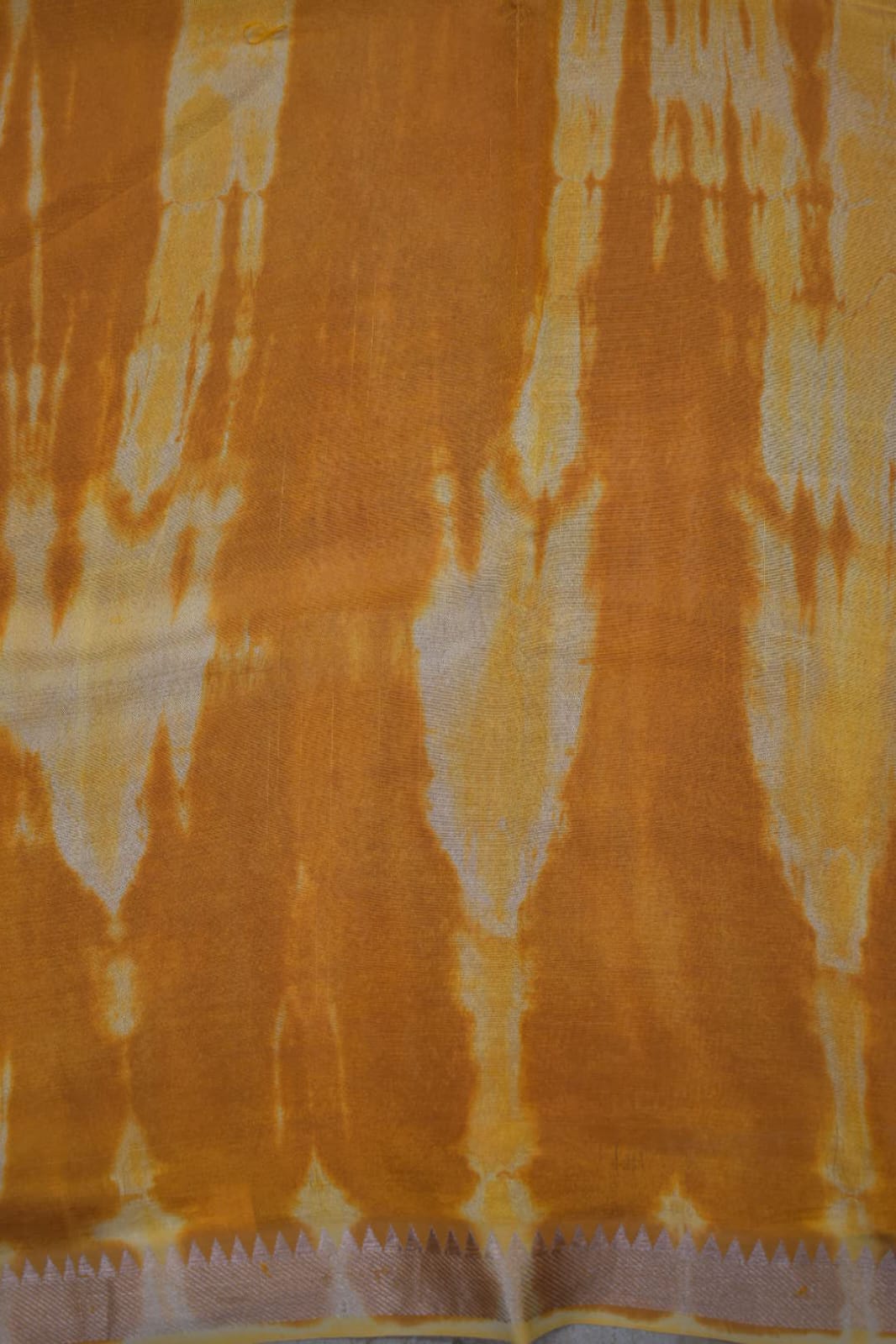 YELLOW- MANGALAGIRI SHIBORI SAREE