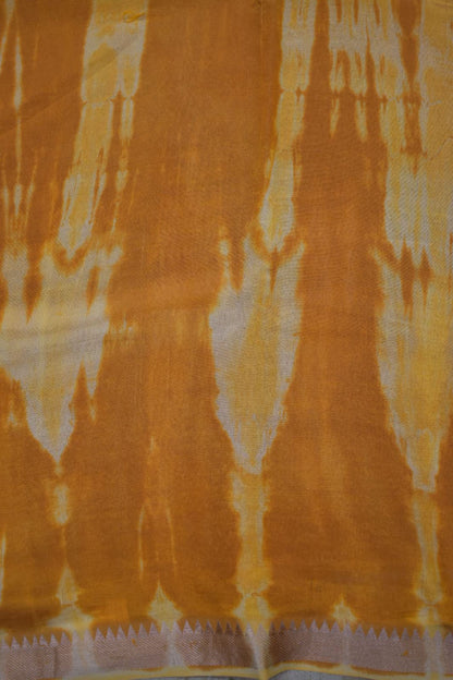 YELLOW- MANGALAGIRI SHIBORI SAREE