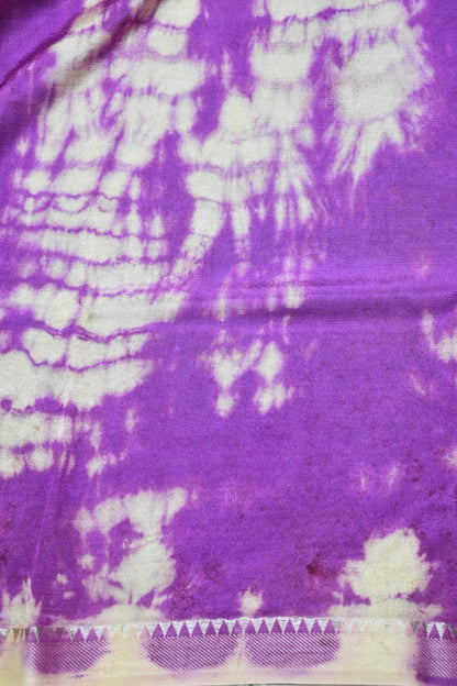 PURPLE- MANGALAGIRI SHIBORI SAREE