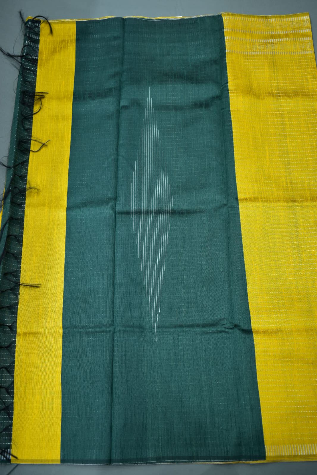 YELLOW- DUPIYANA FANCY SAREE