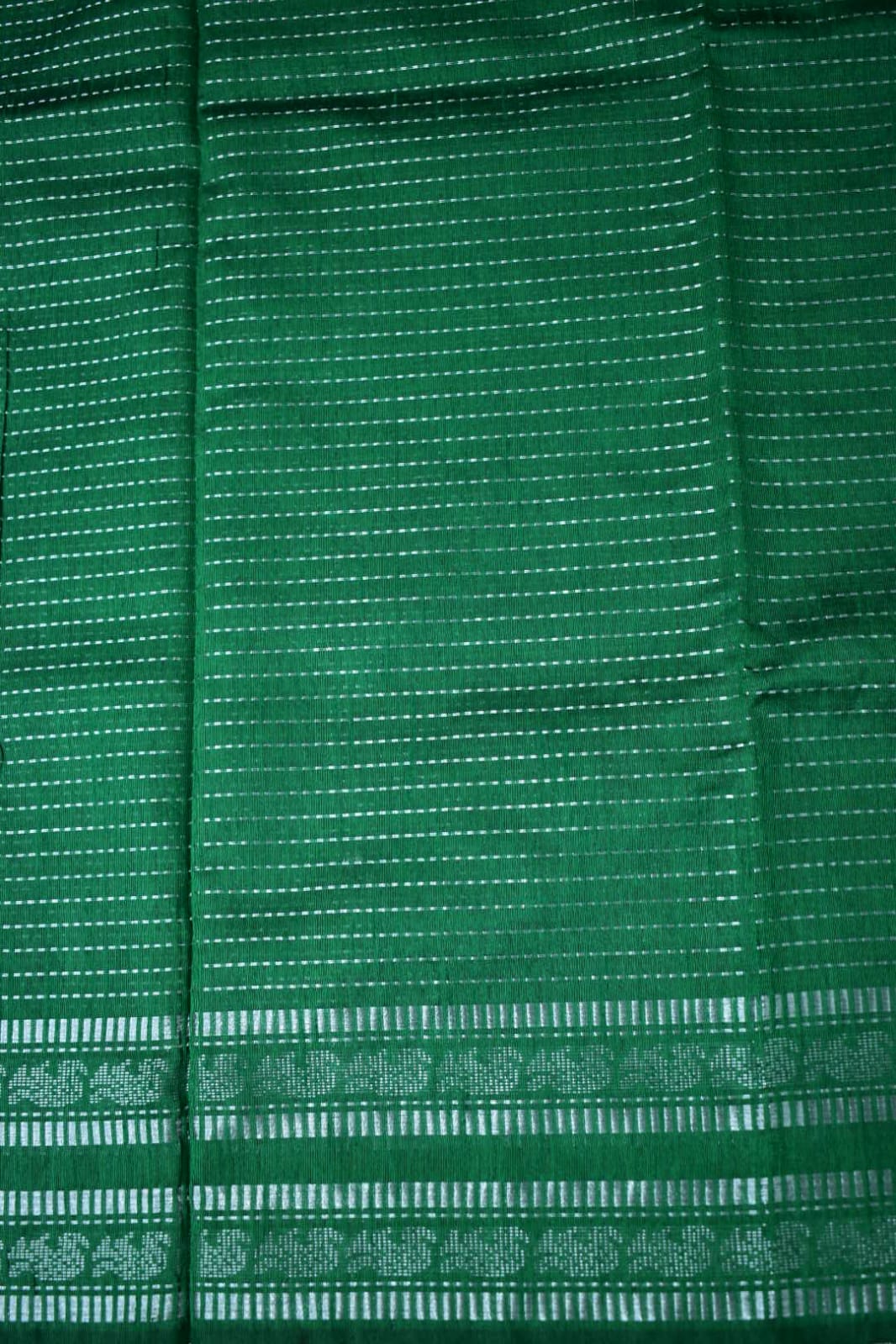 GREEN- DUPIYANA FANCY SAREES