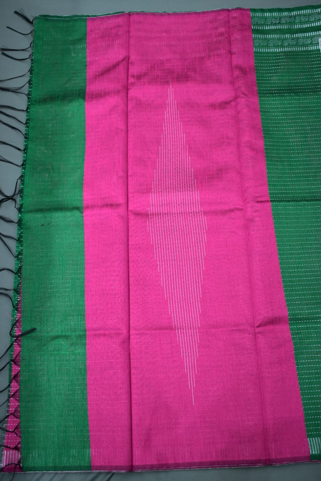 GREEN- DUPIYANA FANCY SAREES