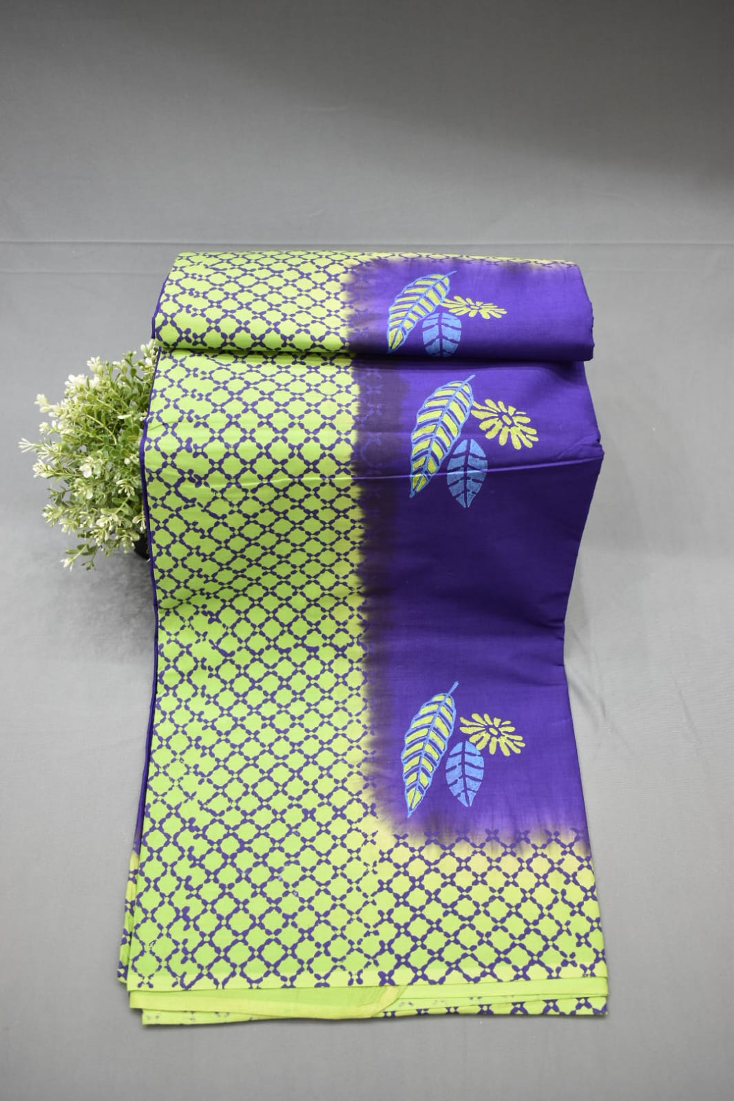 VIOLET- PMR COTTON SAREE
