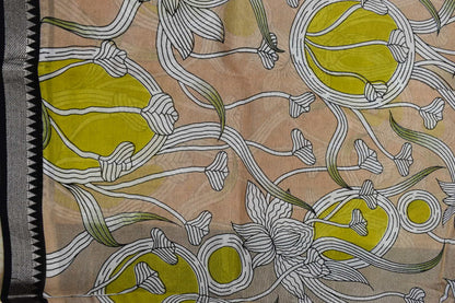 CREAM- MANGALAGIRI SAREE DIGITAL PRINT