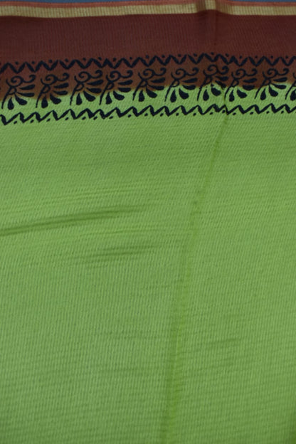 BURNT ORANGE- GEORGETTE SAREE WITH SHIOBORI TIE &amp; DIE