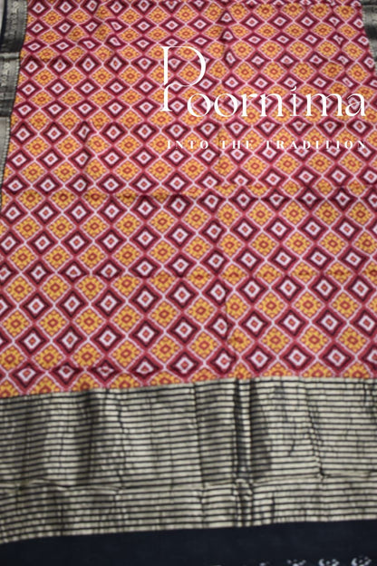 RED- FANCY SAREE WITH BLOUSE PIECE