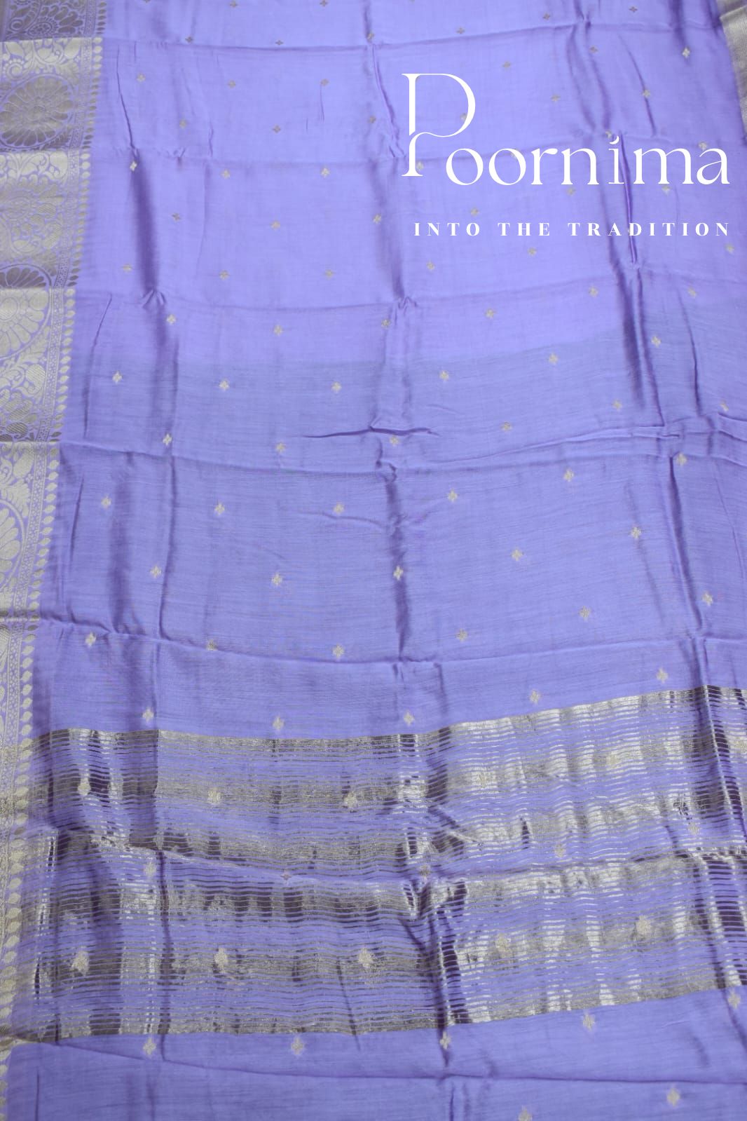 LIGHT VIOLET- FANCY SAREE WITH BLOUSE PIECE