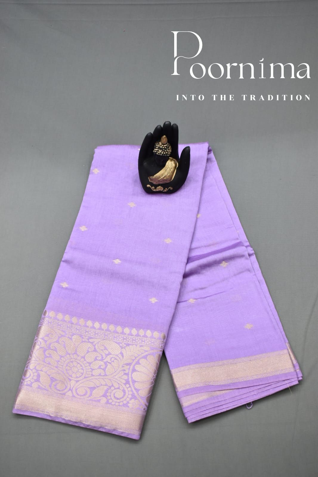 LIGHT VIOLET- FANCY SAREE WITH BLOUSE PIECE