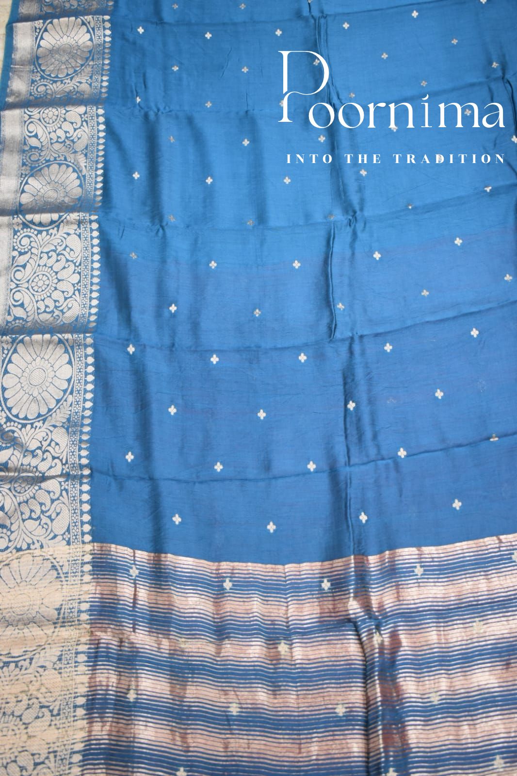 PEACOCK- FANCY SAREE WITH BLOUSE PIECE