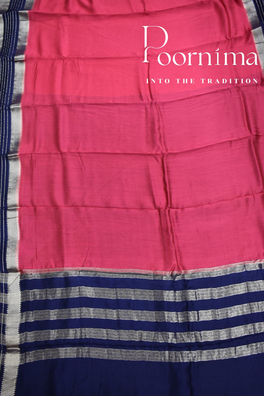 DARK PINK- FANCY SAREE WITH BLOUSE PIECE