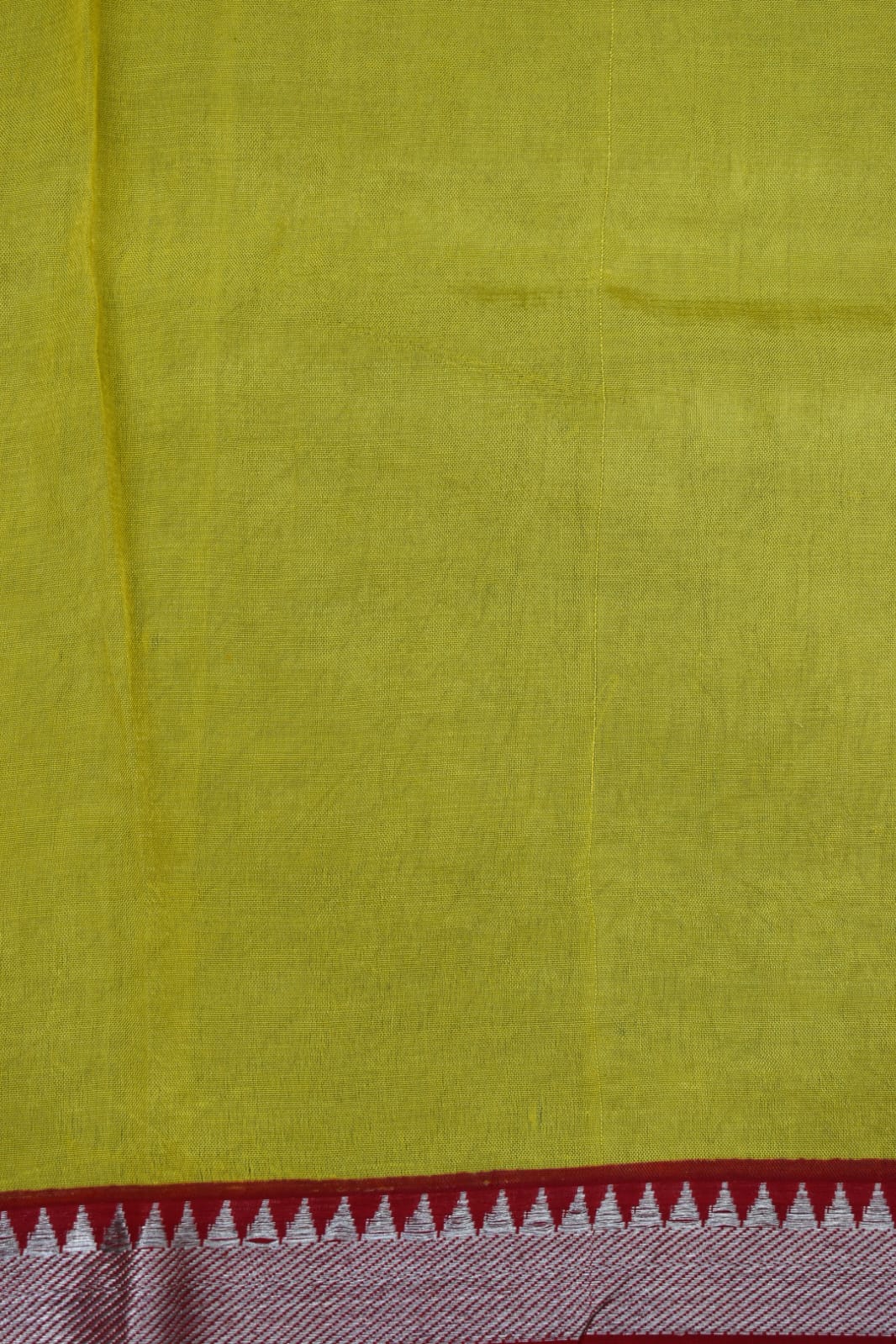 RED- MANGALAGIRI SAREE WITH FLORAL PRINT
