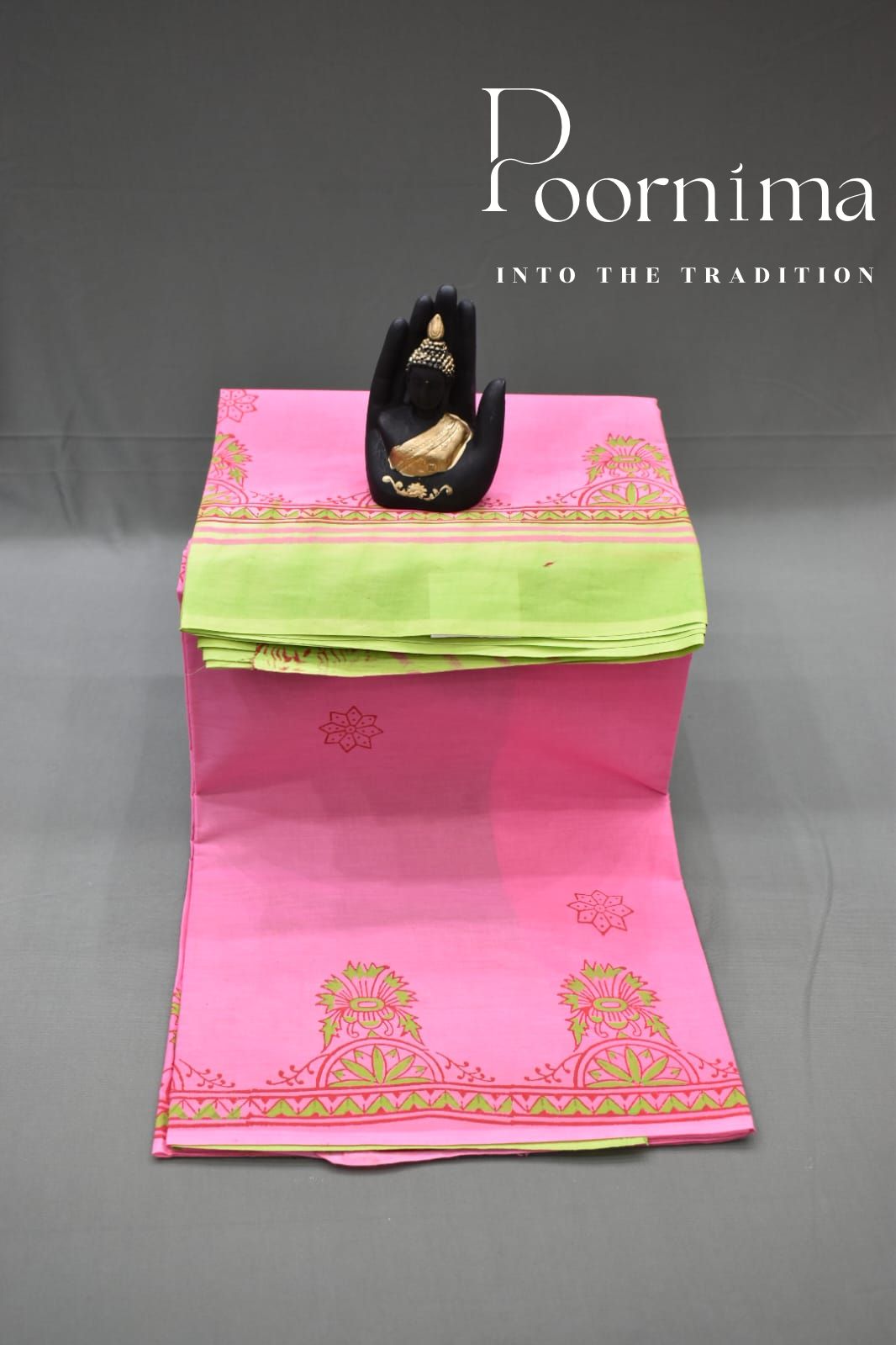PINK- PMR COTTON SAREE