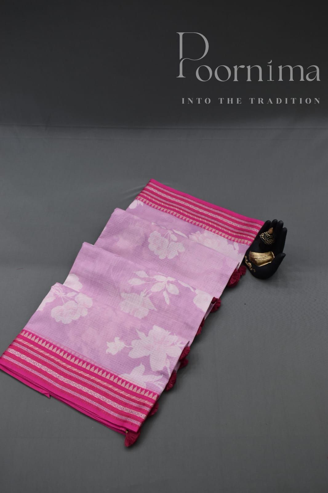 LIGHT PINK-KOTA VIDARBHA  BORDER SAREES