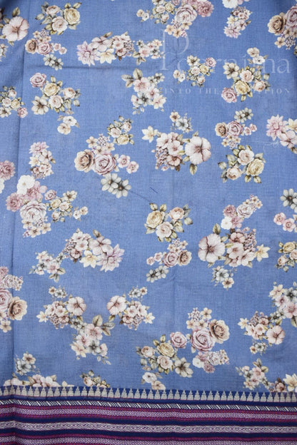 BLUE- KOTA VIDARBHA BORDER SAREE