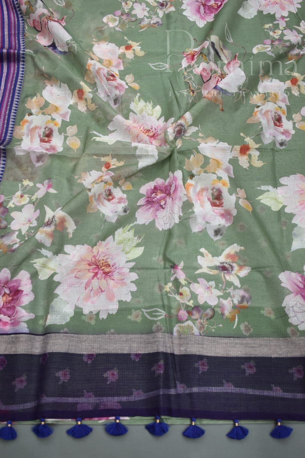 GREEN- KOTA VIDARBHA BORDER SAREE