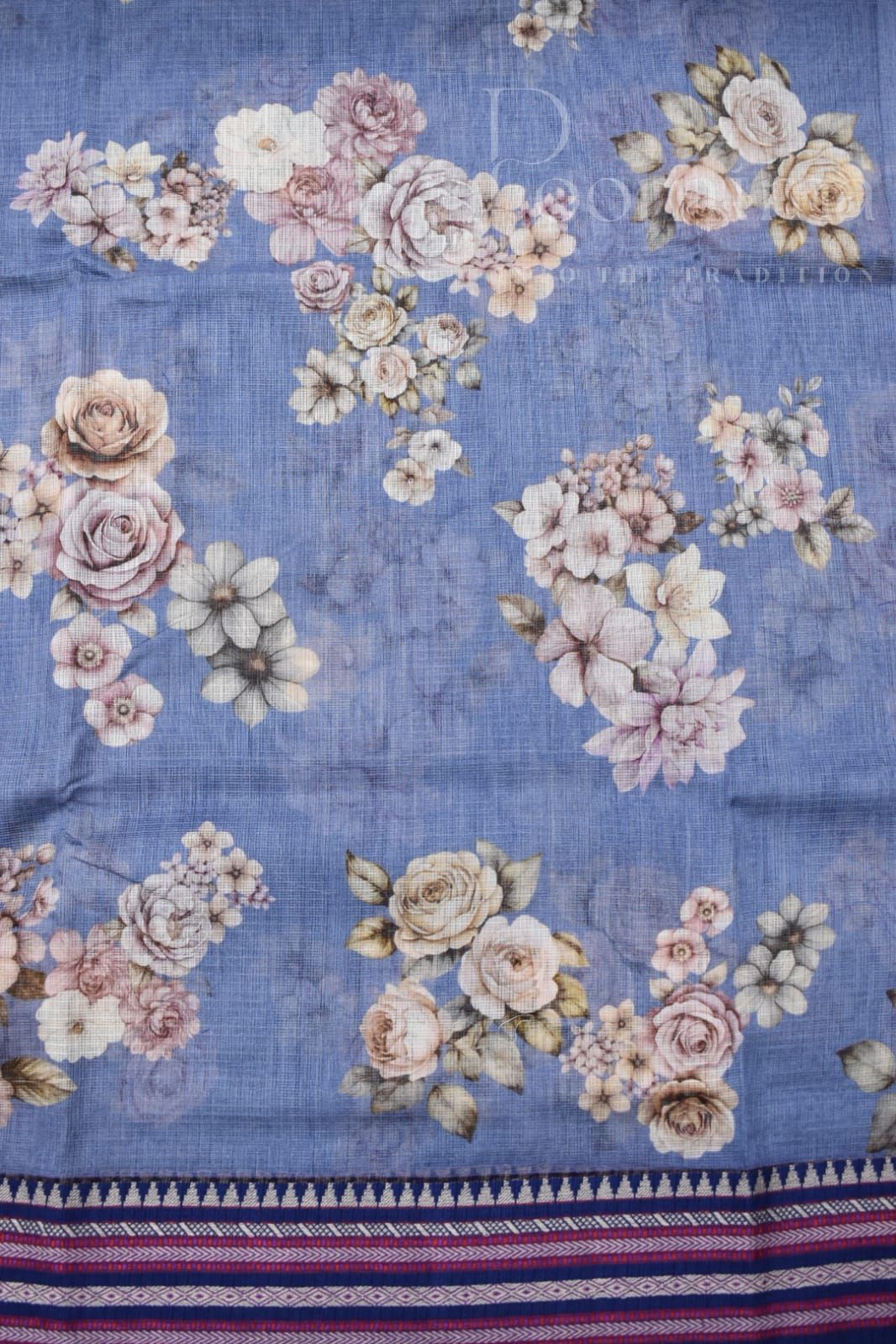 BLUE- KOTA VIDARBHA BORDER SAREE