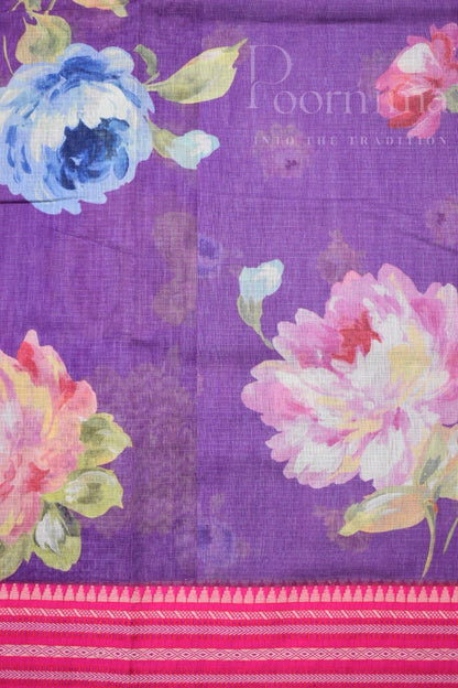 PURPLE- KOTA VIDARBHA BORDER SAREE