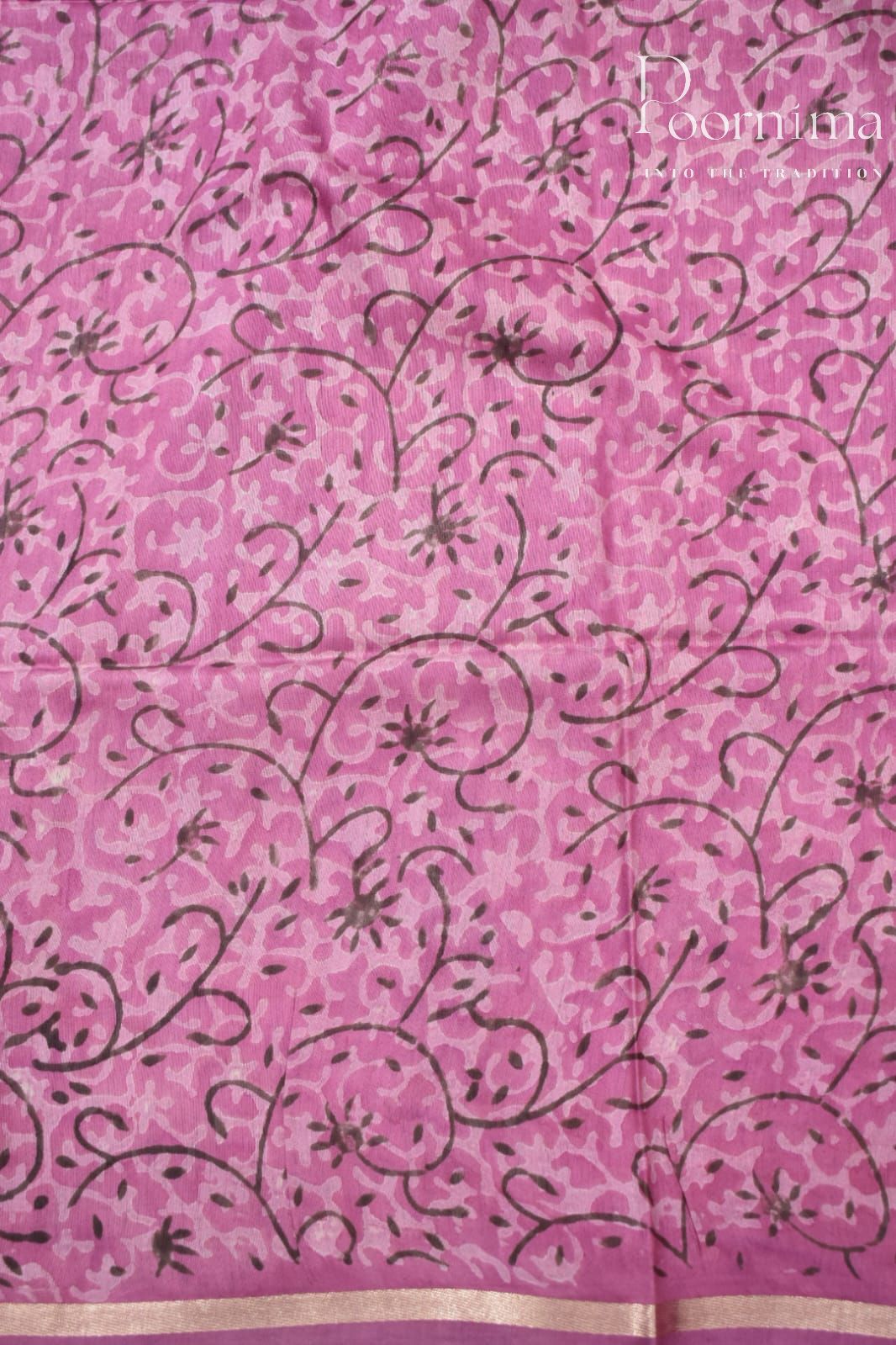PINK-COTTON SILK SAREE