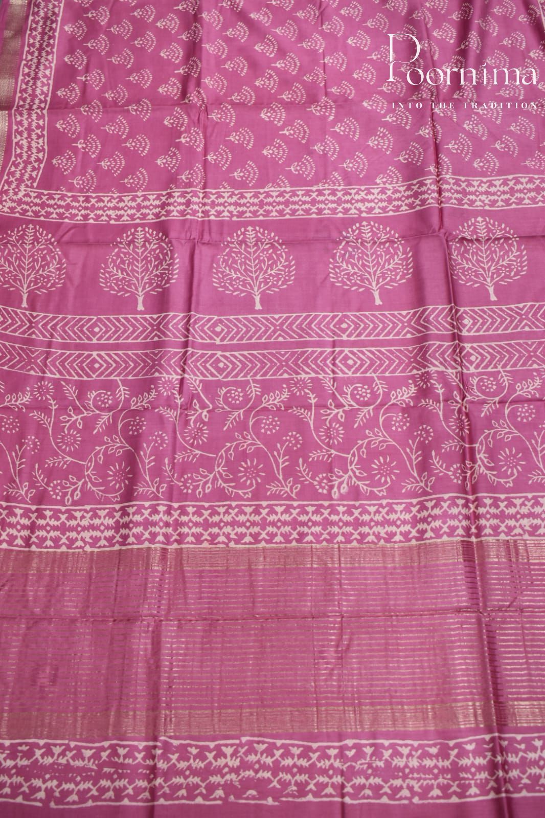 BABY PINK- COTTON SILK SAREE